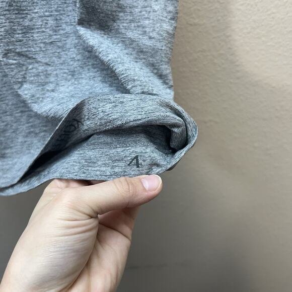 Lululemon T Shirt Womens Size 4 Gray Swiftly Tech Tee Short Sleeve Stretch - Picture 3 of 5